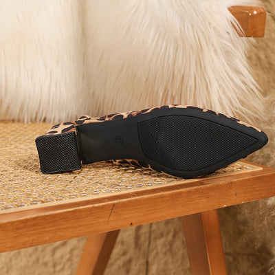 Luxe™ | Slingback Leopardo
