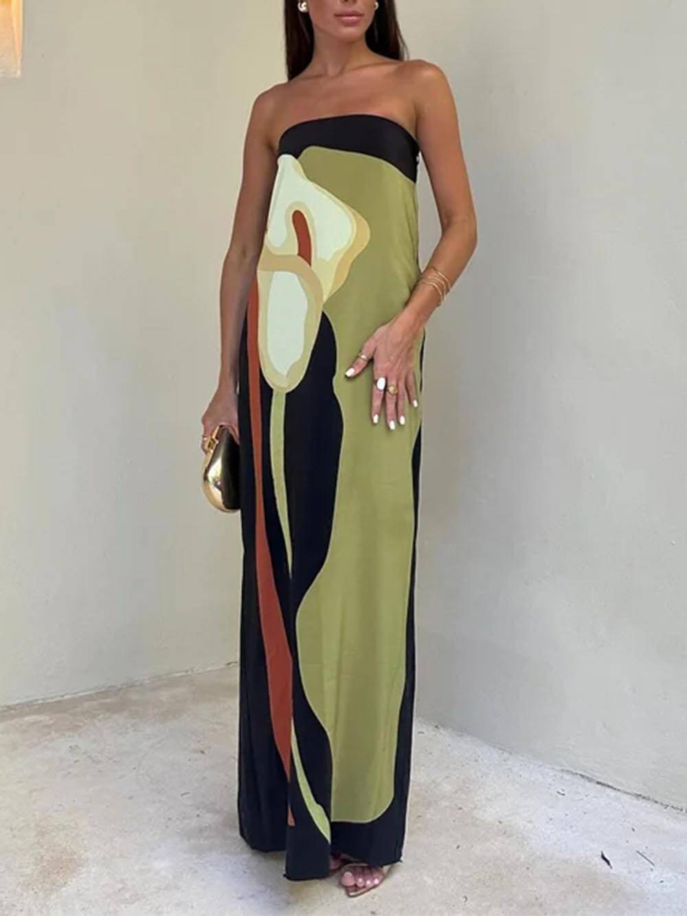 Marzia™ | Abito Maxi Stampato