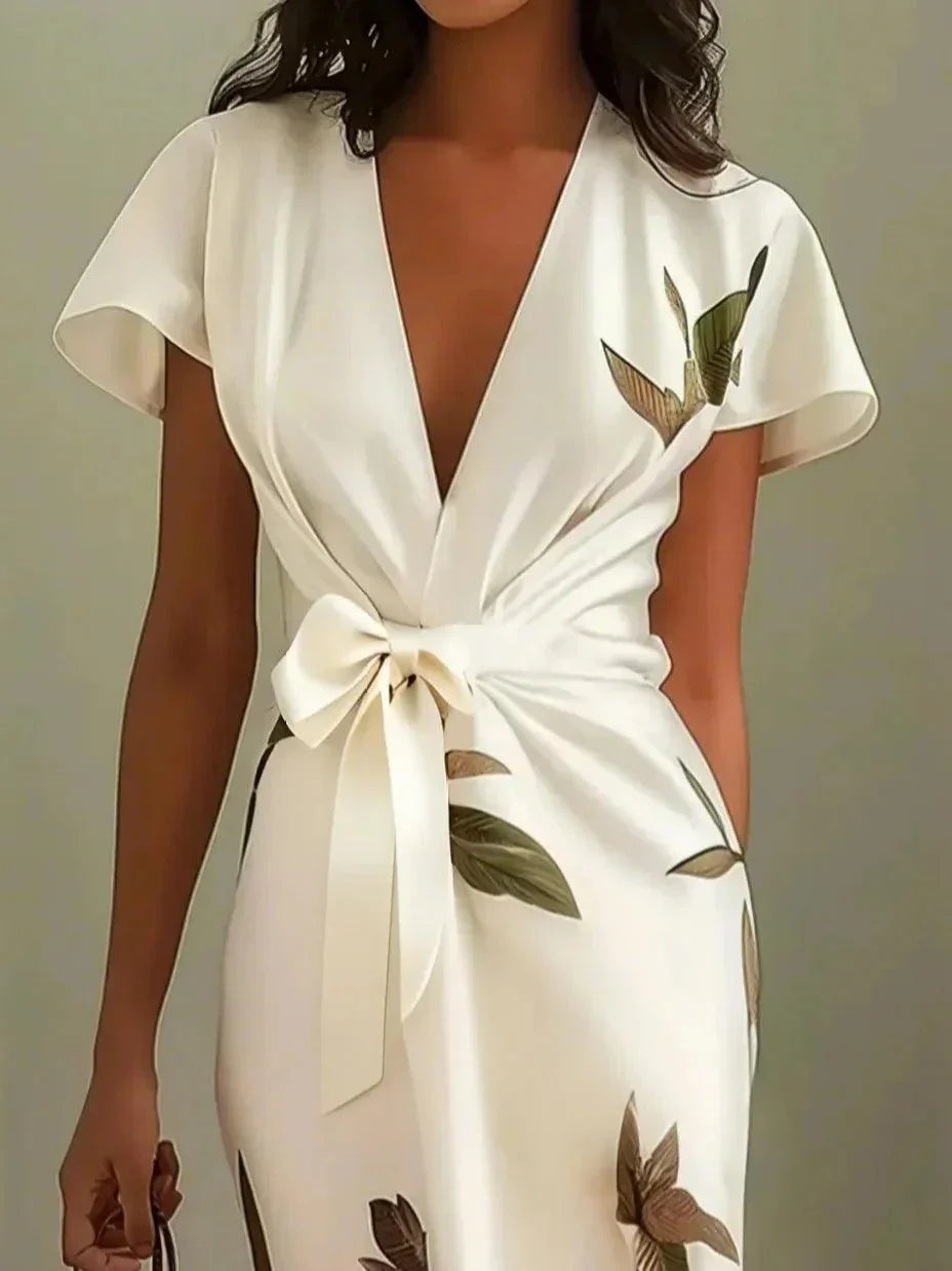 Luna™ | Abito midi in raso