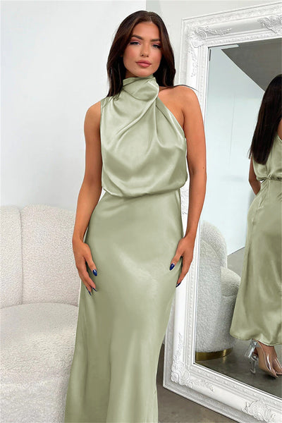 Serena™ | Abito Maxi a Collo Halter
