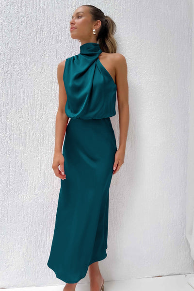 Serena™ | Abito Maxi a Collo Halter