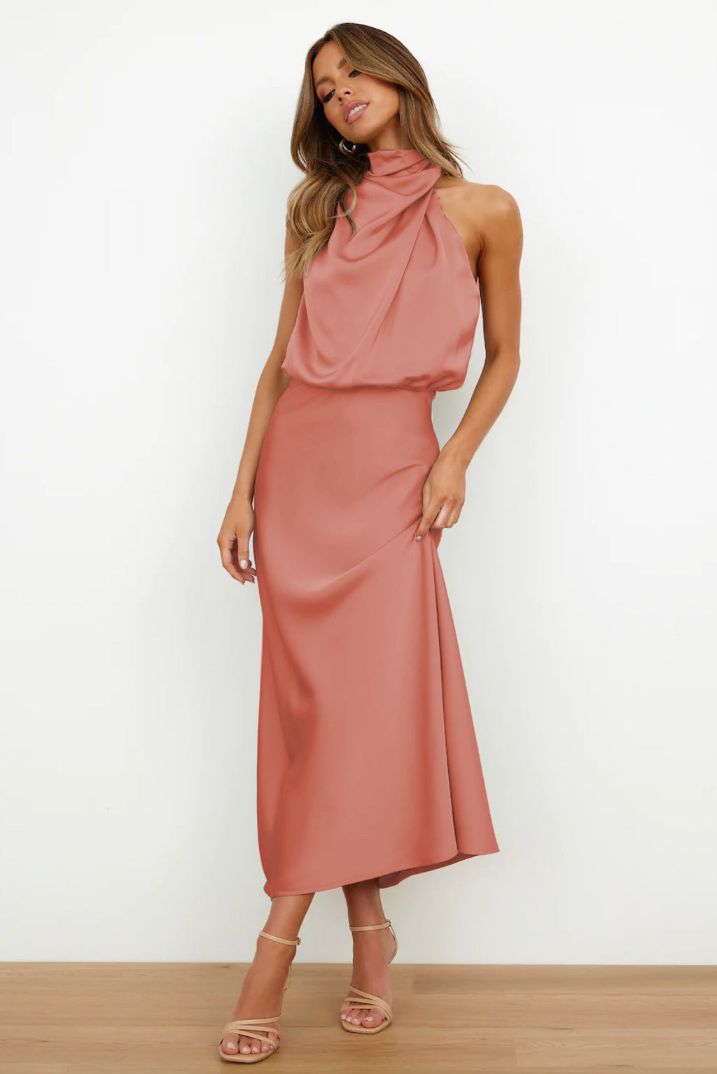 Serena™ | Abito Maxi a Collo Halter