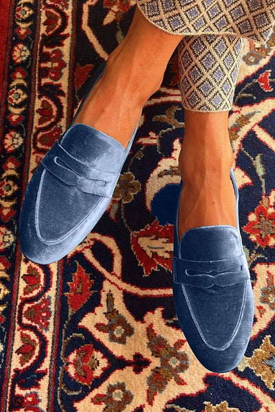 Vittoria™ | Mocassini Patchwork in Velluto