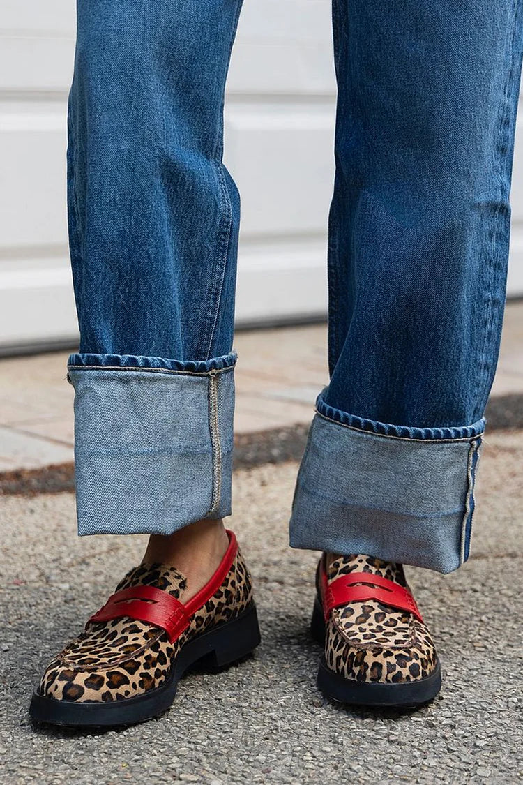 Serena™ | Scarpe a Punta Stampa Giraffa