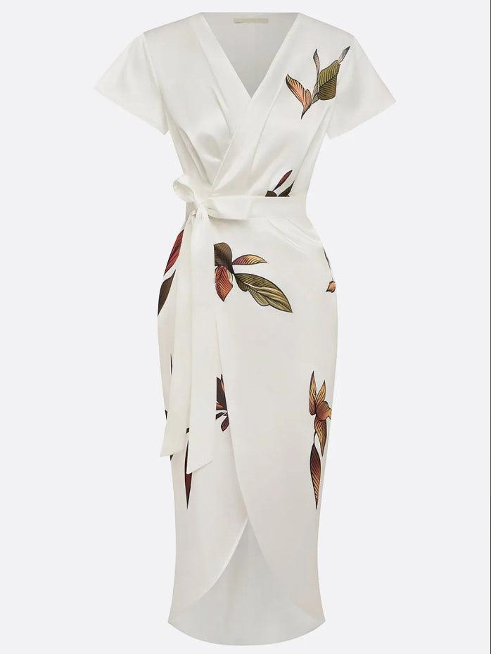 Luna™ | Abito midi in raso