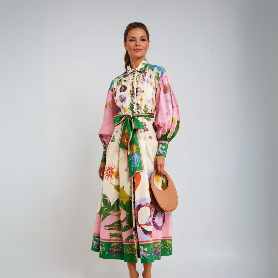 Serena™ | Elegante Abito Maxi Italiano