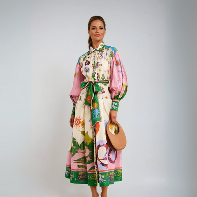 Serena™ | Elegante Abito Maxi Italiano