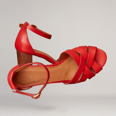 Irene™ | Sandalo Artigianale con Zeppa