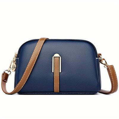 Mila™ | Borsa a Spalla con Stampa Litchi Embossed