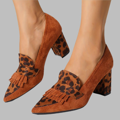Desert™ | Tacchi Blocco Leopardati