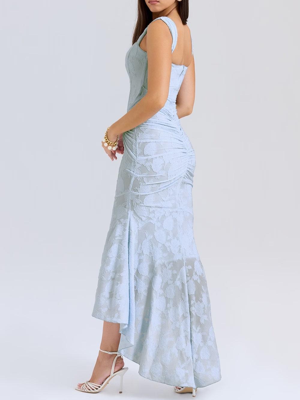 Lavinia™ | Abito Maxi Floreale Blu