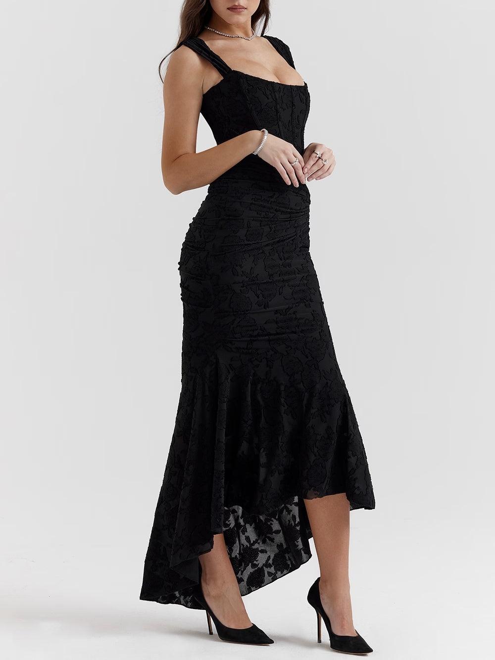 Lavinia™ | Abito Maxi Floreale Blu