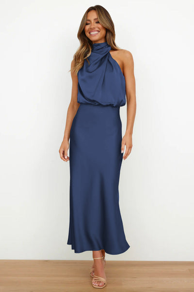 Serena™ | Abito Maxi a Collo Halter