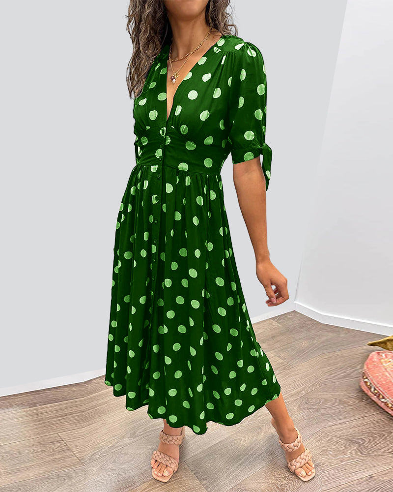 Clara™ | Vestito Pois