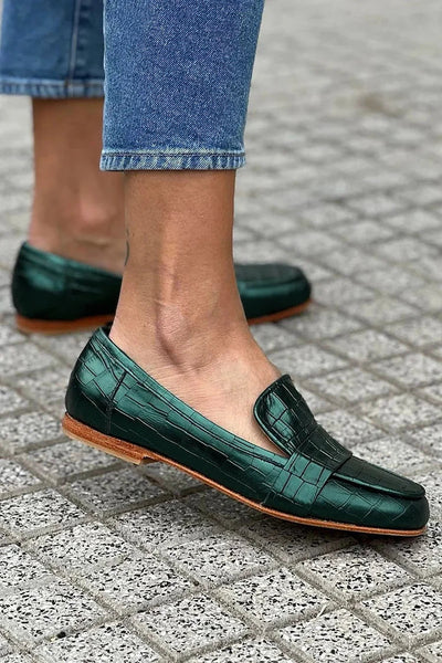 Noemi™ | Scarpe Lucide Oro Chiaro
