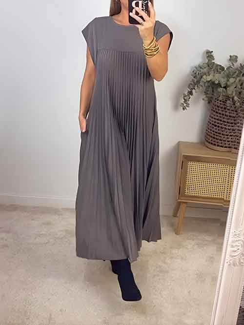 Simona™ | Abito Plissettato Leggero