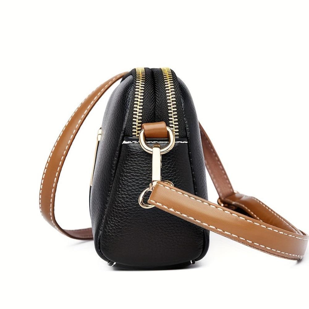 Mila™ | Borsa a Spalla con Stampa Litchi Embossed