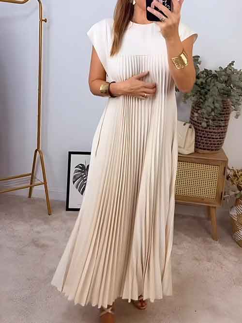 Simona™ | Abito Plissettato Leggero