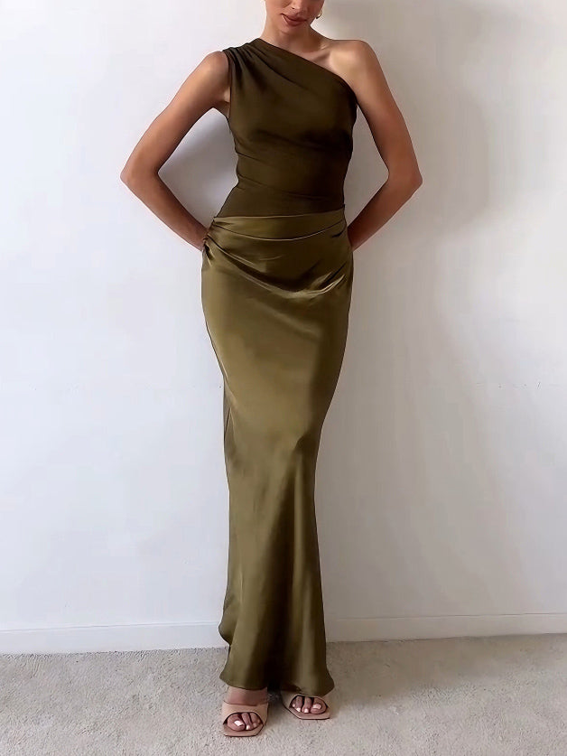 Lavinia™ | Maxi Dress Monospalla