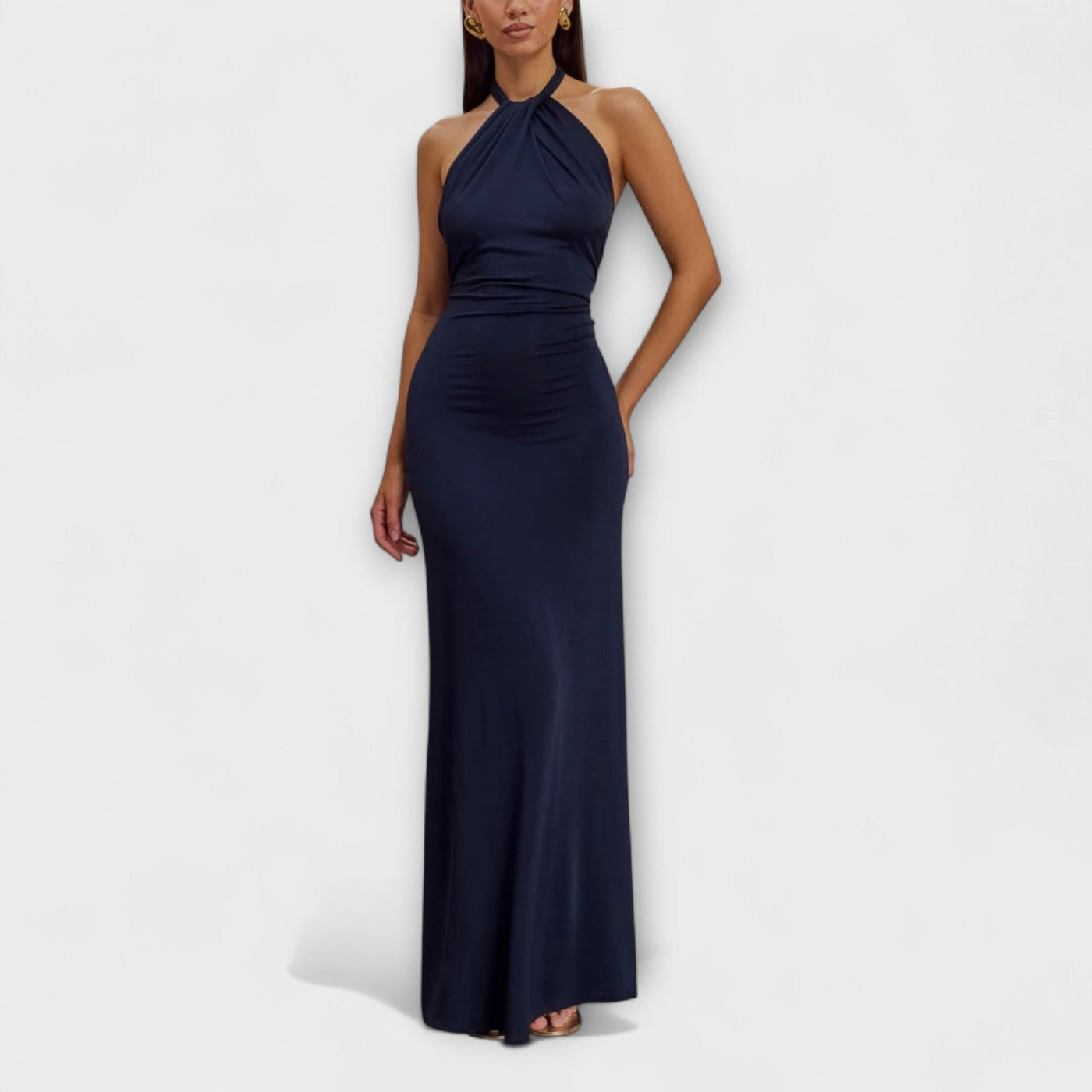 Laguna™ | Abito Maxi Slinky con Scollo Halter