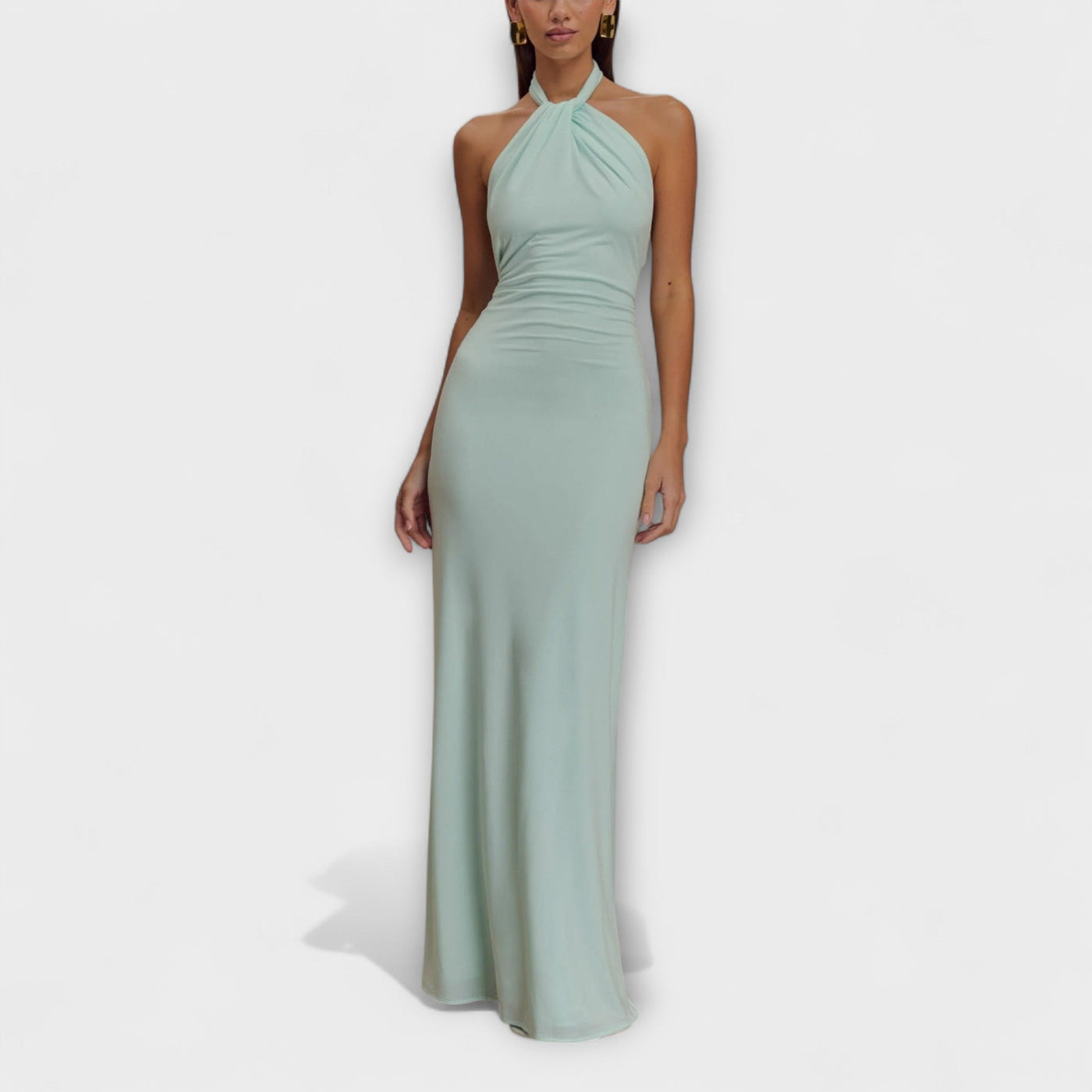 Laguna™ | Abito Maxi Slinky con Scollo Halter