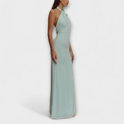 Laguna™ | Abito Maxi Slinky con Scollo Halter