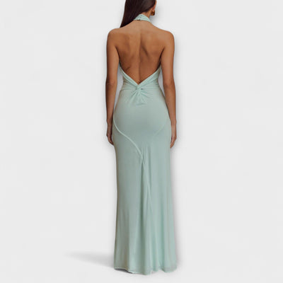 Laguna™ | Abito Maxi Slinky con Scollo Halter