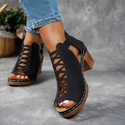 Nessa™ | Sandali con Tacco a Reticolo