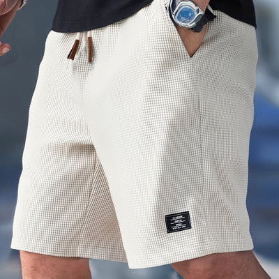 George | Pantaloni Estivi Corti in Maglia Waffle