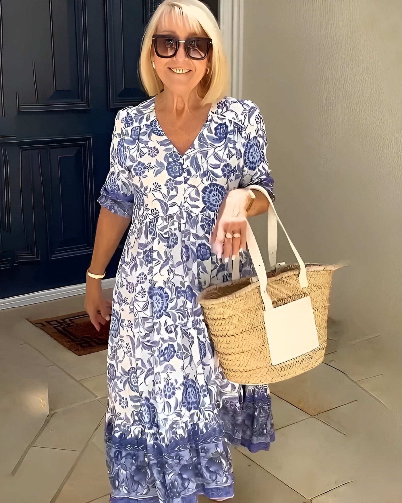 Evelyne™ | Abito Elegante a Fiori