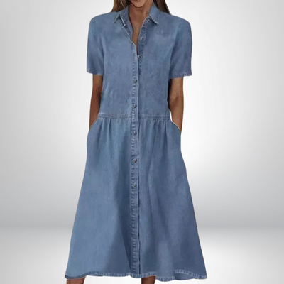 Beatrice™ | Abito Elegante in Denim