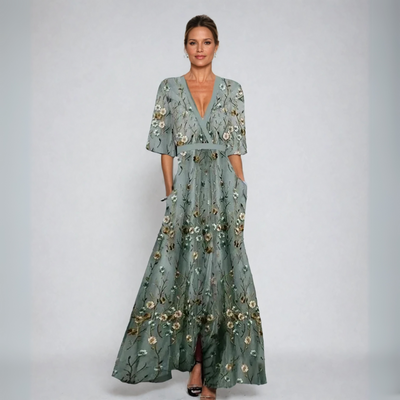 Sofia™ | Abito Elegante con Scollo a V