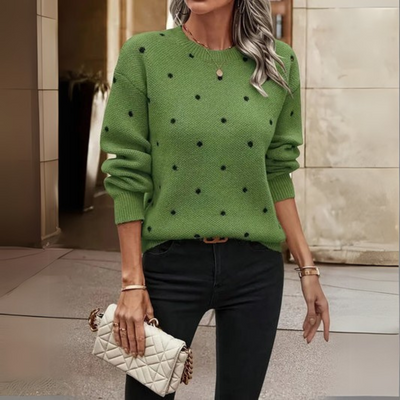 Alessandra™ | Maglione a Pois Morbido