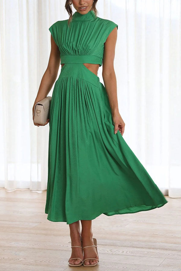 Bianca™ | Vestito Midi con Cut-Out e Tasche