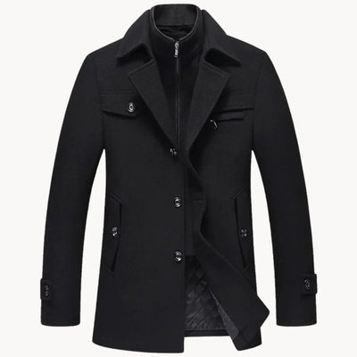 Cappotto in misto lana senza tempo