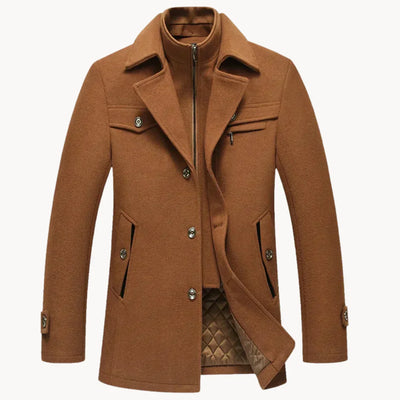 Cappotto in misto lana senza tempo