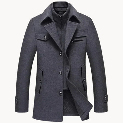 Cappotto in misto lana senza tempo