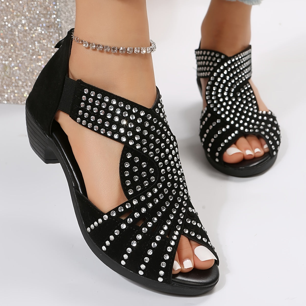 Zayla™ Sandali Comfort Sparkle