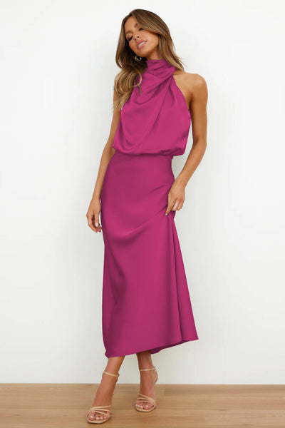 Serena™ | Abito Maxi a Collo Halter
