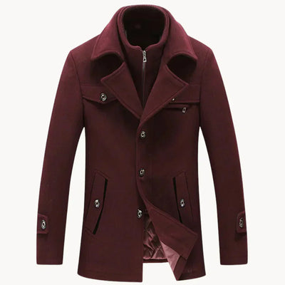 Cappotto in misto lana senza tempo