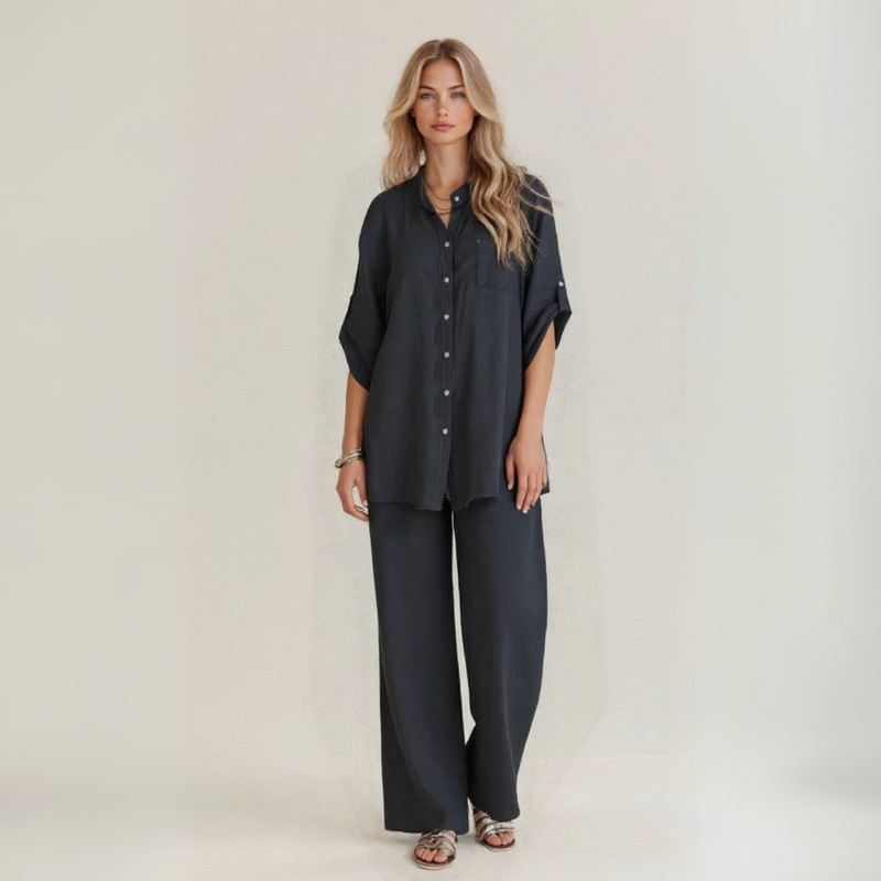Léontine™ | Completo Casual in Lino Artigianale
