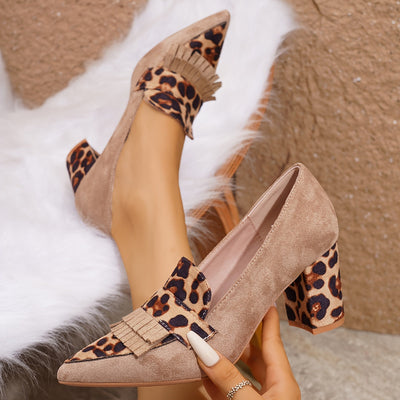 Desert™ | Tacchi Blocco Leopardati
