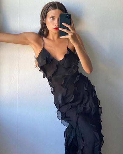 Aurora™ | Abito Maxi con Volant