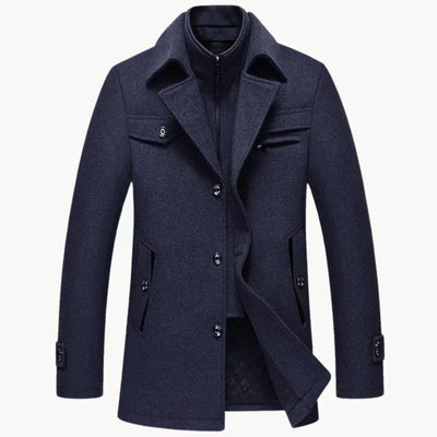 Cappotto in misto lana senza tempo