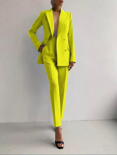Beatrice™ | Completo Pantaloni a Sigaretta