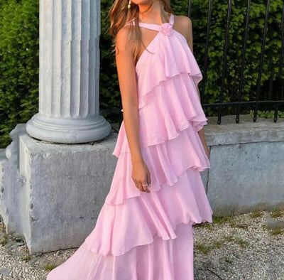 Carys™ | Abito Maxi con Rouches