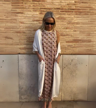 Noémie™ | Abito Con Cardigan Coordinato