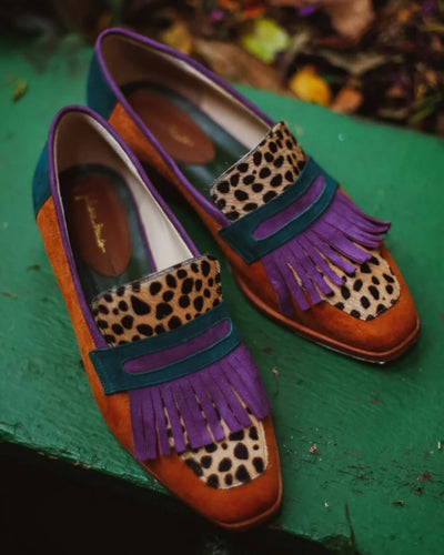 Eleonora™ | Scarpe Viola con Nappe Chic