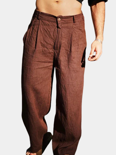 Adriano™ | Pantaloni di Lino a Gamba Larga