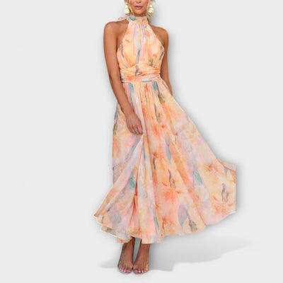 Giulia™ | Abito Lungo con Scollo all'Americana